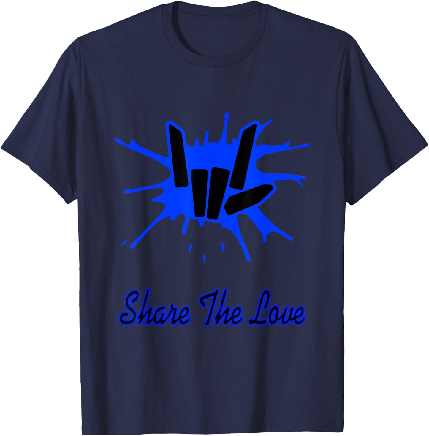 Share Love for Kids and Youth T-Shirt - T-Shirt | Navy