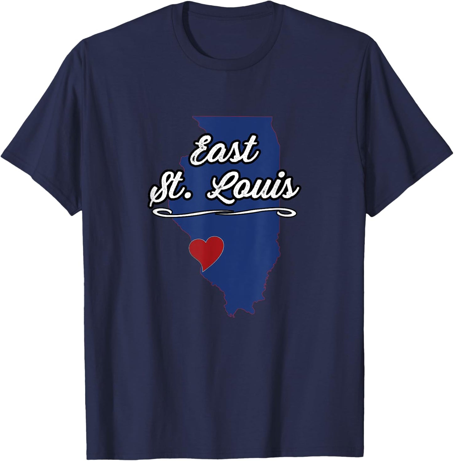 City of East St. Louis Illinois | IL - E. Saint Louis Gift T-Shirt - T-Shirt | Navy