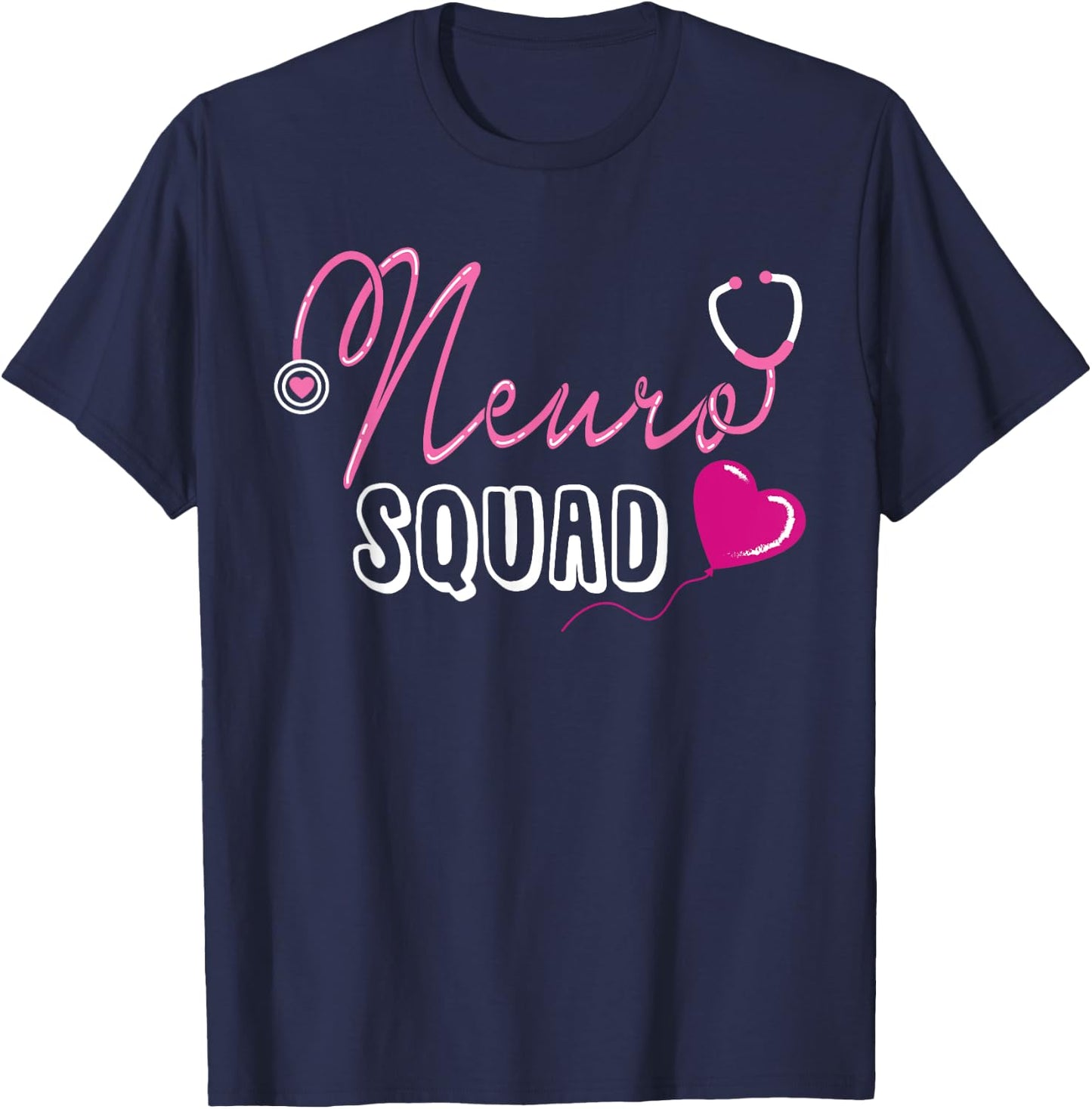 Neuro Squad Neurologist Gift T-Shirt - T-Shirt | Navy