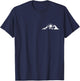 Mountains & Sea Hiking Surfer Climbing Hiker Nature Outdoor T-Shirt - T-Shirt | Navy