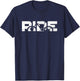 Vintage MTB T Shirt - RIDE Mountain Bike T-Shirt - T-Shirt | Navy