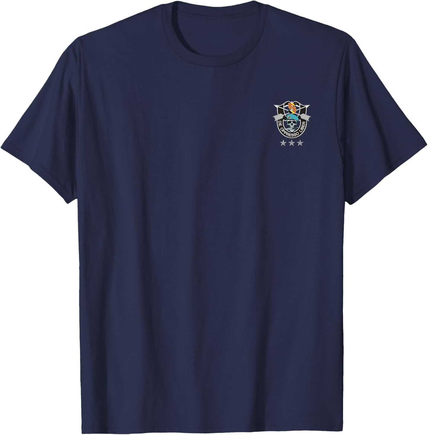 5th Special Forces Group (5th SFG) Shirt - De Oppresso Liber T-Shirt - T-Shirt | Navy