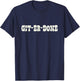 TropicalTees Git-Er-Done Adult Texas - Black, Small T-Shirt - T-Shirt | Navy