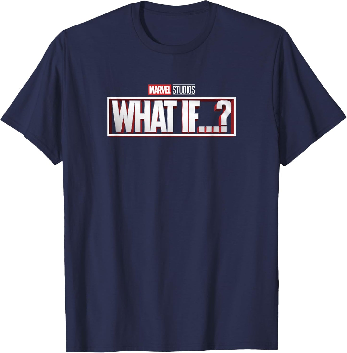 Marvel What If...? Logo T-Shirt - T-Shirt | Navy