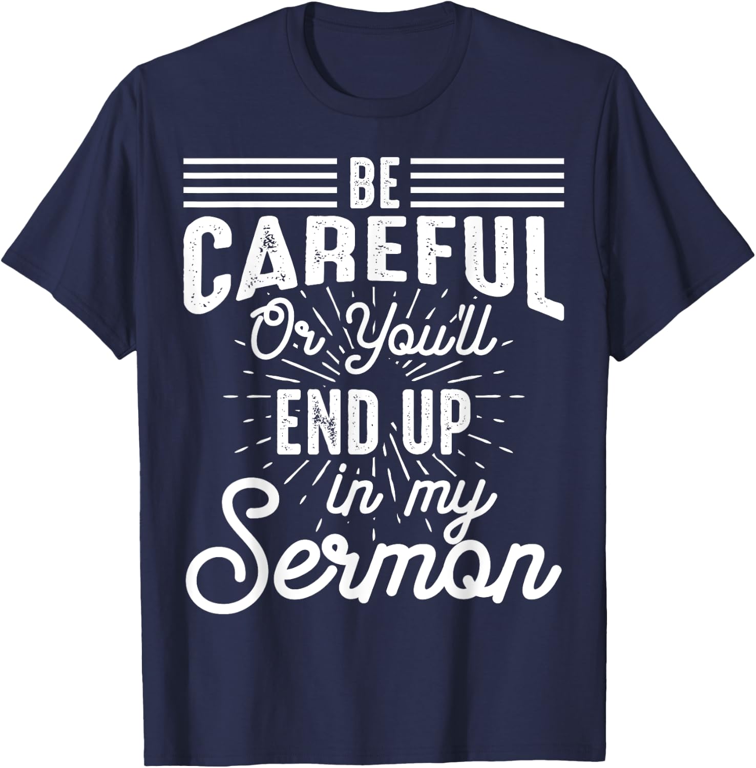 Funny Pastor Appreciation Gift Cool Christian Church Men T-Shirt - T-Shirt | Navy