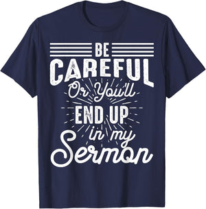 Funny Pastor Appreciation Gift Cool Christian Church Men T-Shirt - T-Shirt | Navy