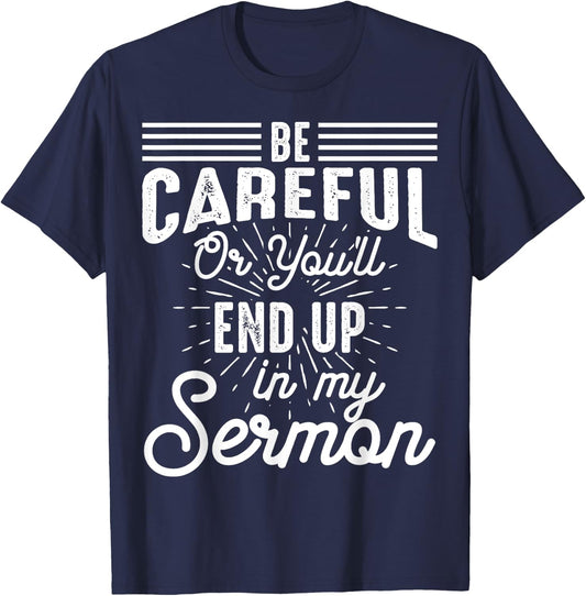 Funny Pastor Appreciation Gift Cool Christian Church Men T-Shirt - T-Shirt | Navy