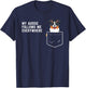 Australian Shepherd Gifts My Aussie Follows Me Everywhere T-Shirt - T-Shirt | Navy
