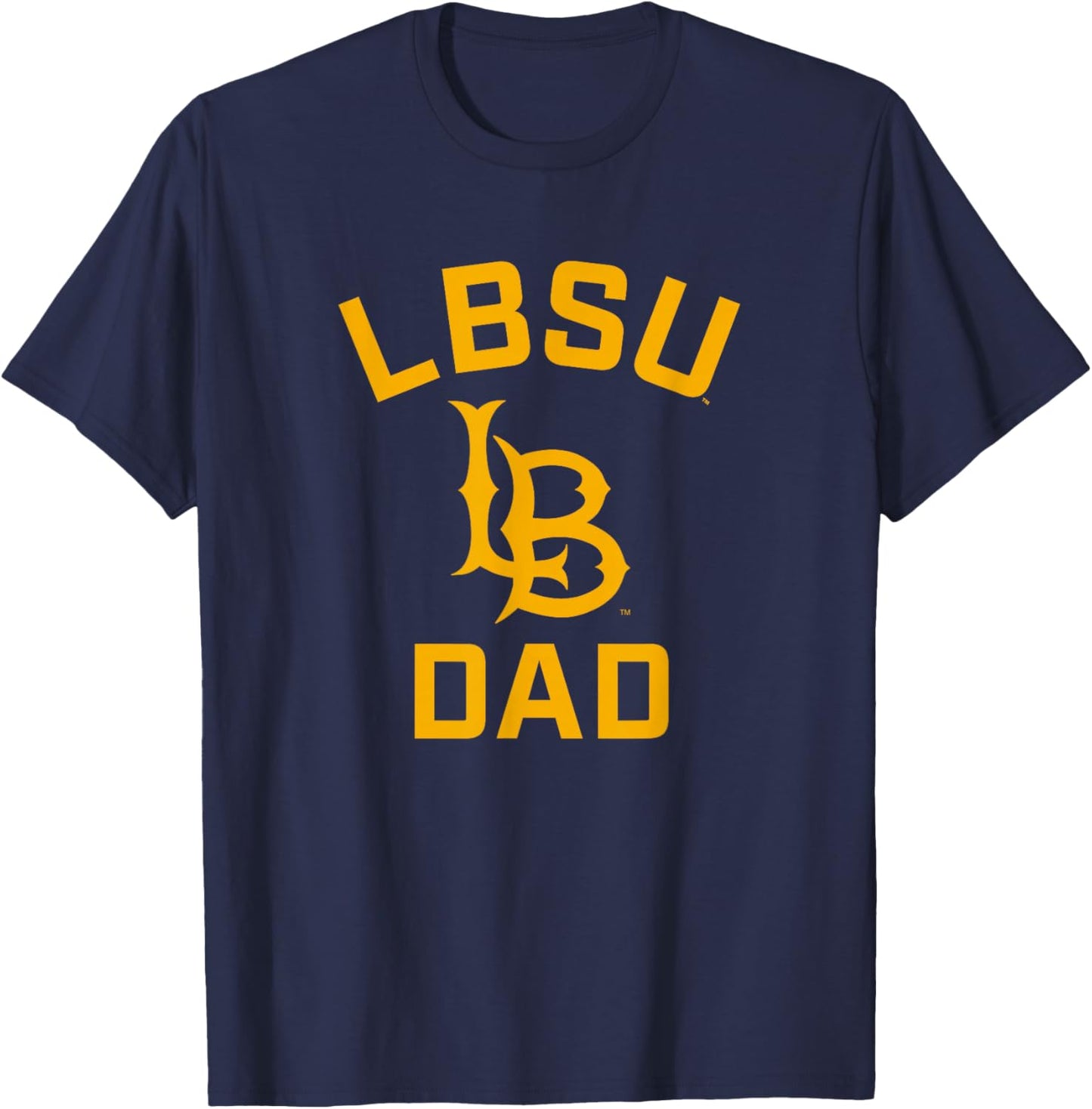 Cal State Long Beach CSULB Arched Dad T-Shirt - T-Shirt | Navy