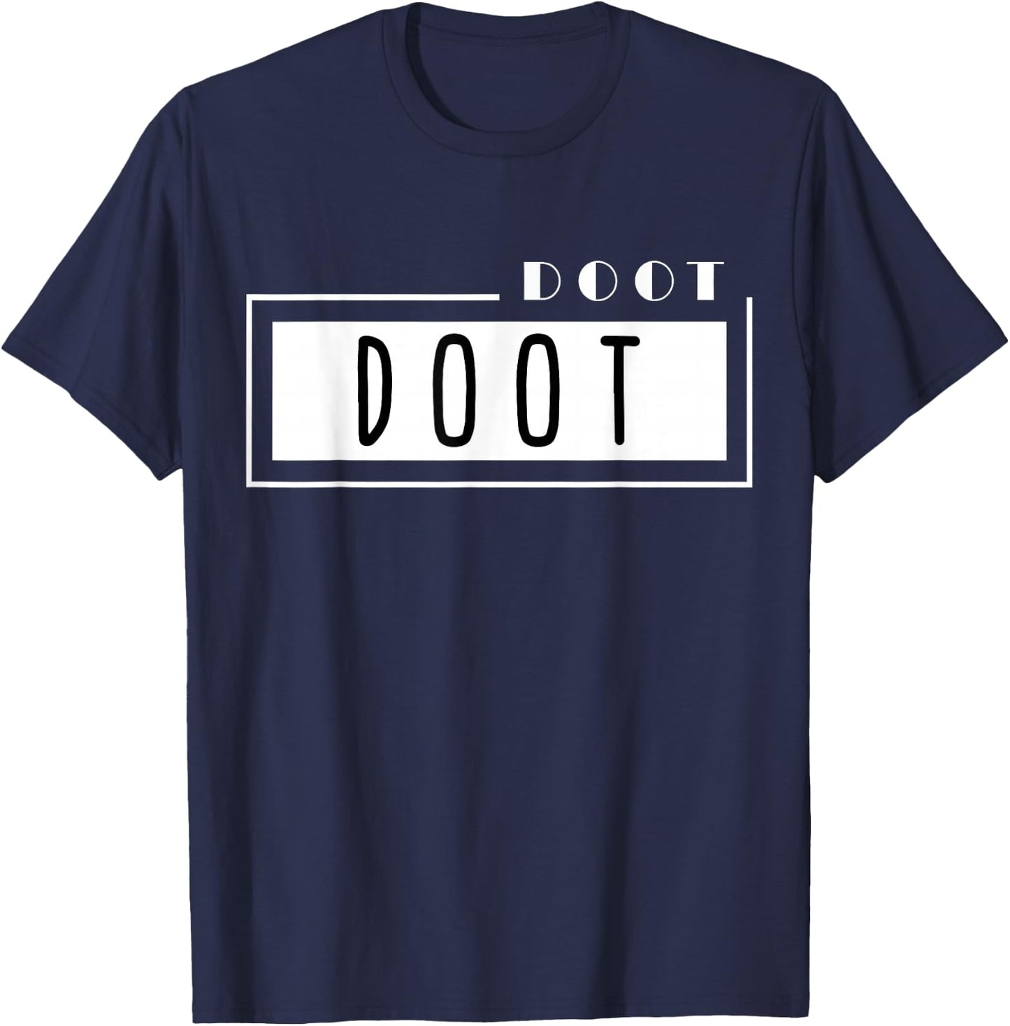 Doot Doot Meme T-Shirt - T-Shirt | Navy