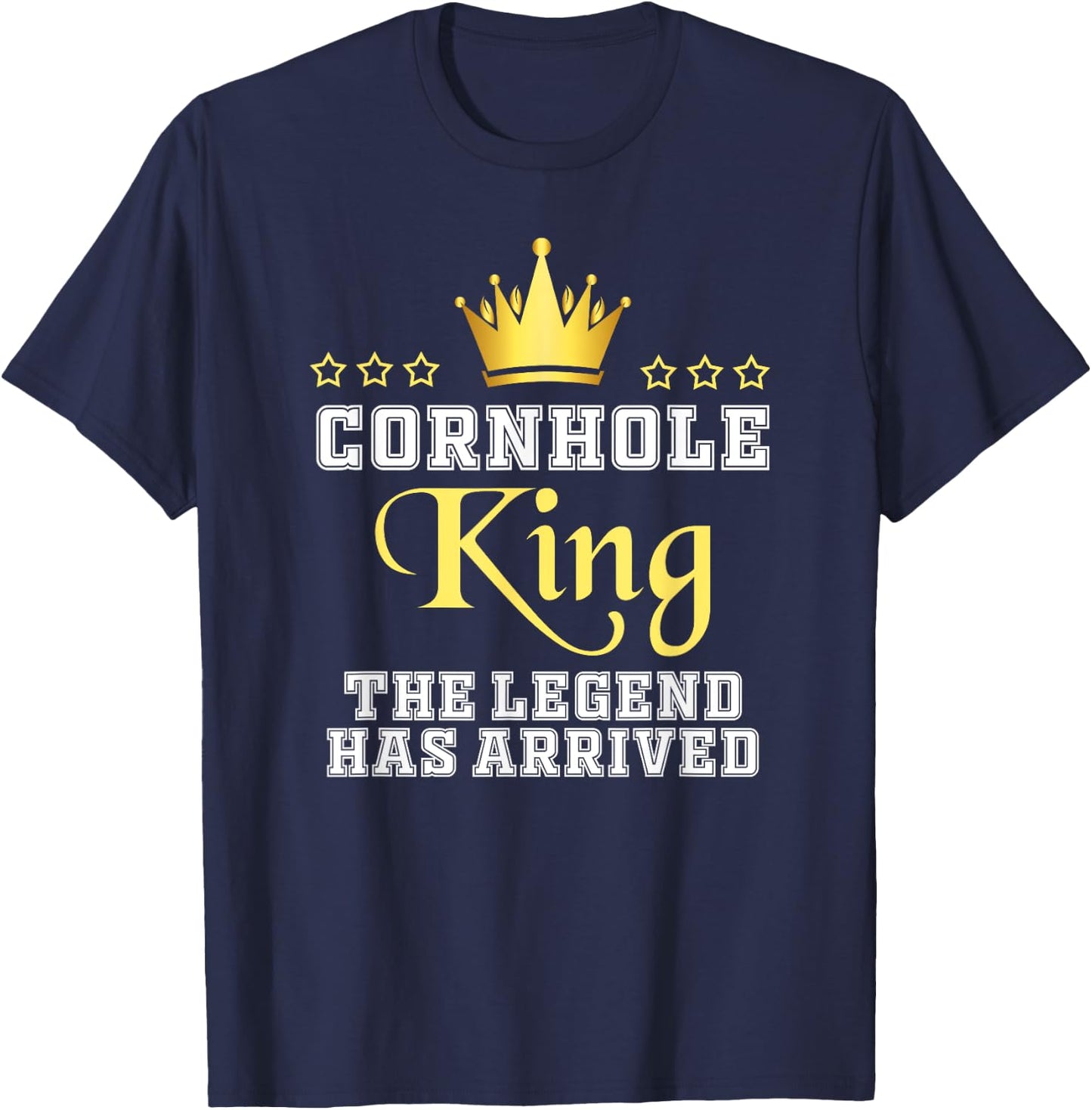 Cornhole King T-Shirt - T-Shirt | Navy