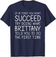 BRITTANY Gift Name Personalized Birthday Funny Christmas T-Shirt - T-Shirt | Navy