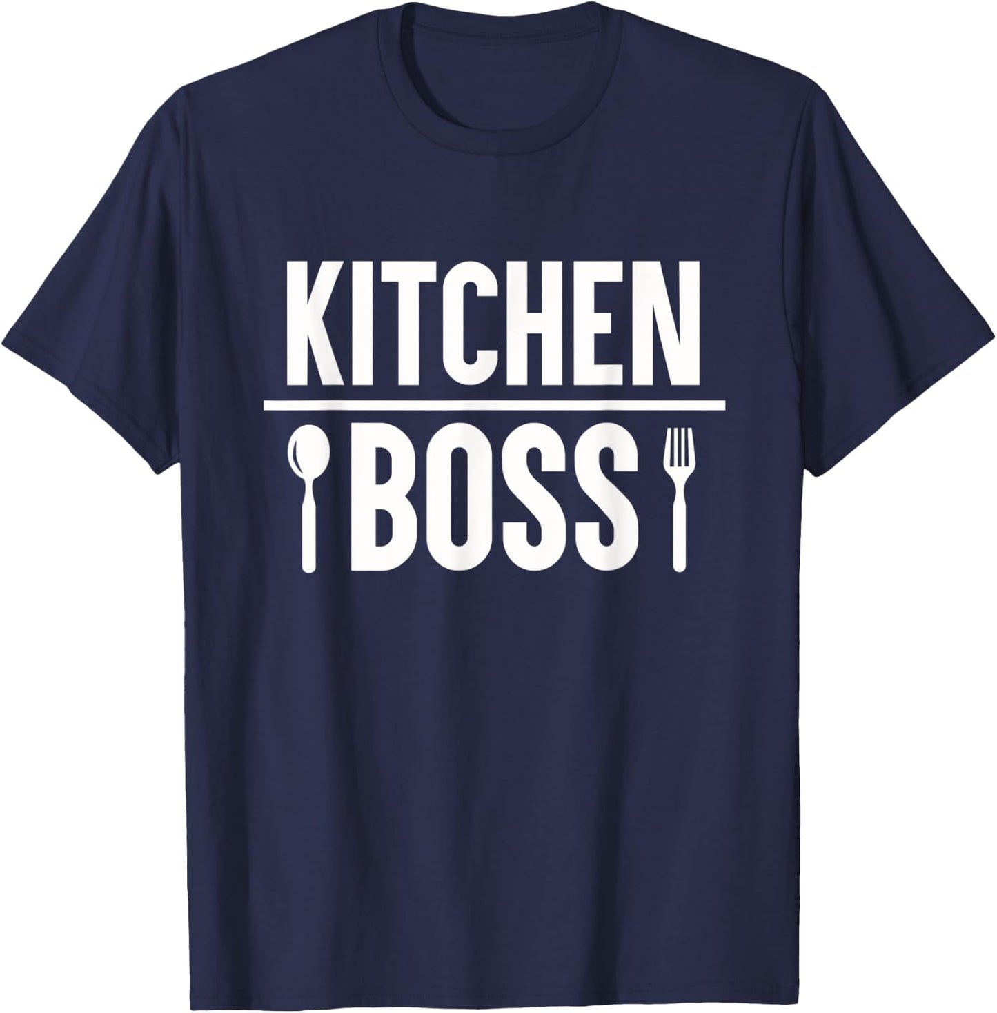 Kitchen Boss - Cooking Best Chef Cook T-Shirt - T-Shirt | Navy