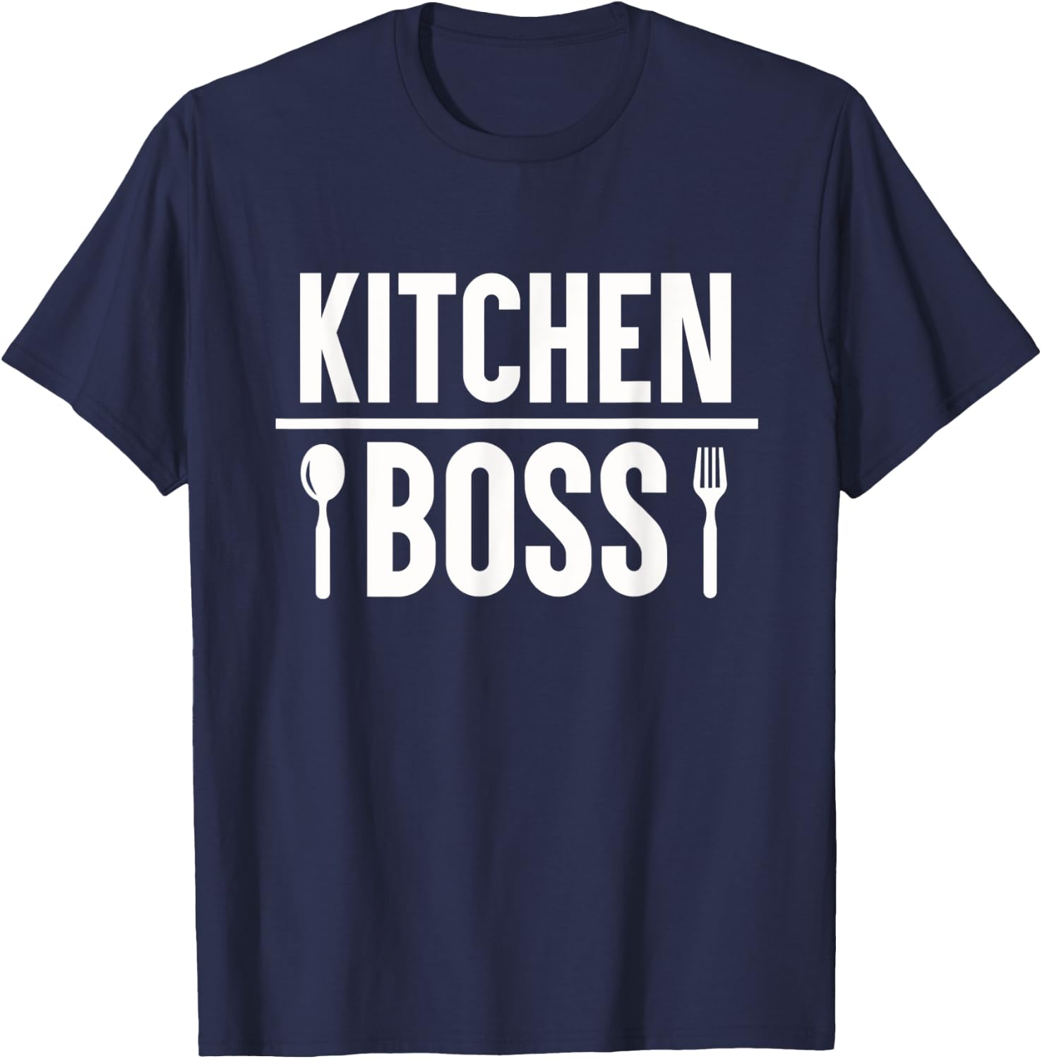 Kitchen Boss - Cooking Best Chef Cook T-Shirt - T-Shirt | Navy