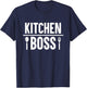 Kitchen Boss - Cooking Best Chef Cook T-Shirt - T-Shirt | Navy