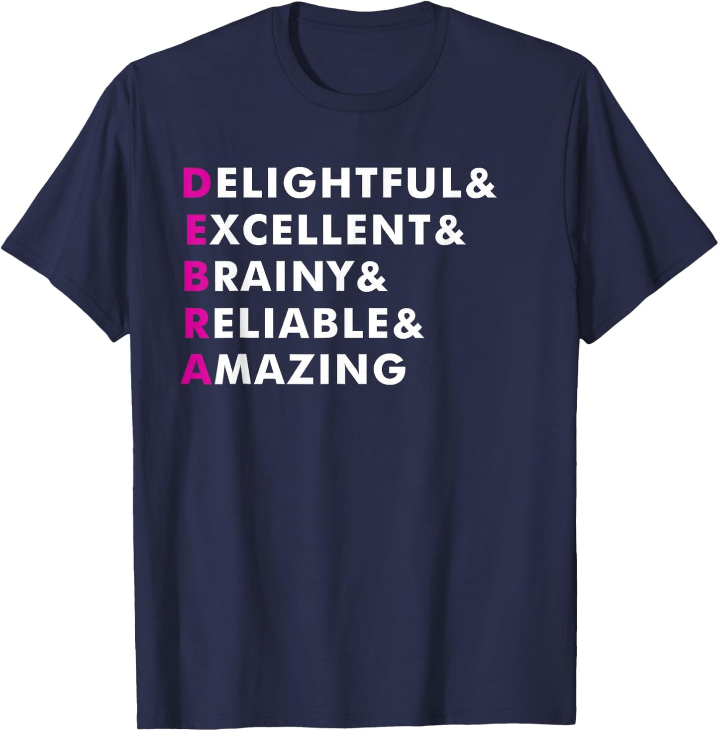 Debra Name Shirt Personalized Gift T-Shirt - T-Shirt | Navy