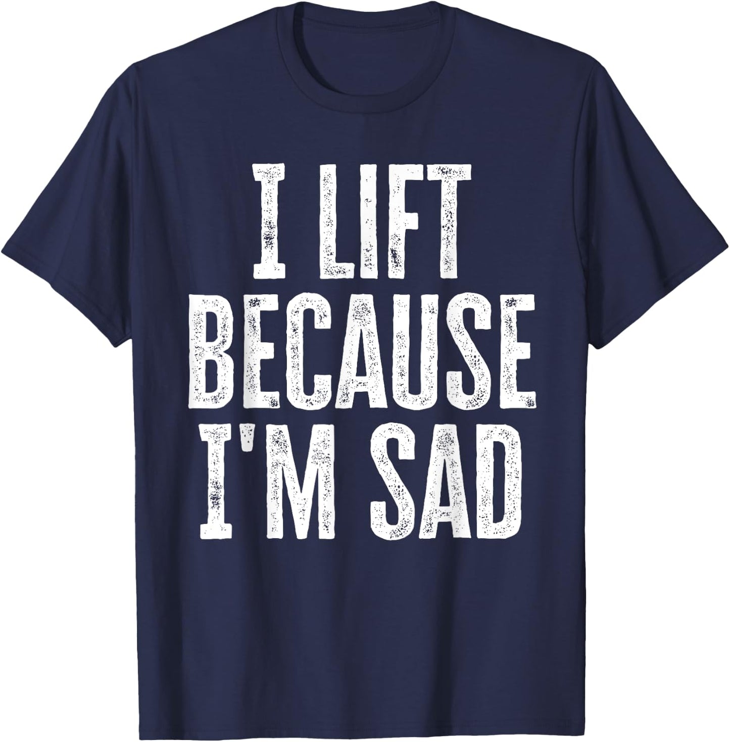 Oversized Weightlifting Gym Pump Cover T-Shirt - T-Shirt | Navy
