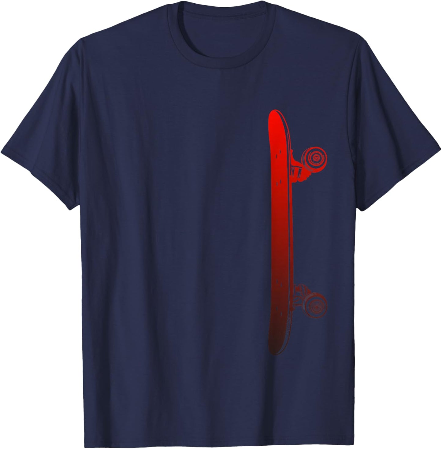 Skateboarding Skateboard Apparel - Skateboarder Skateboard T-Shirt - T-Shirt | Navy