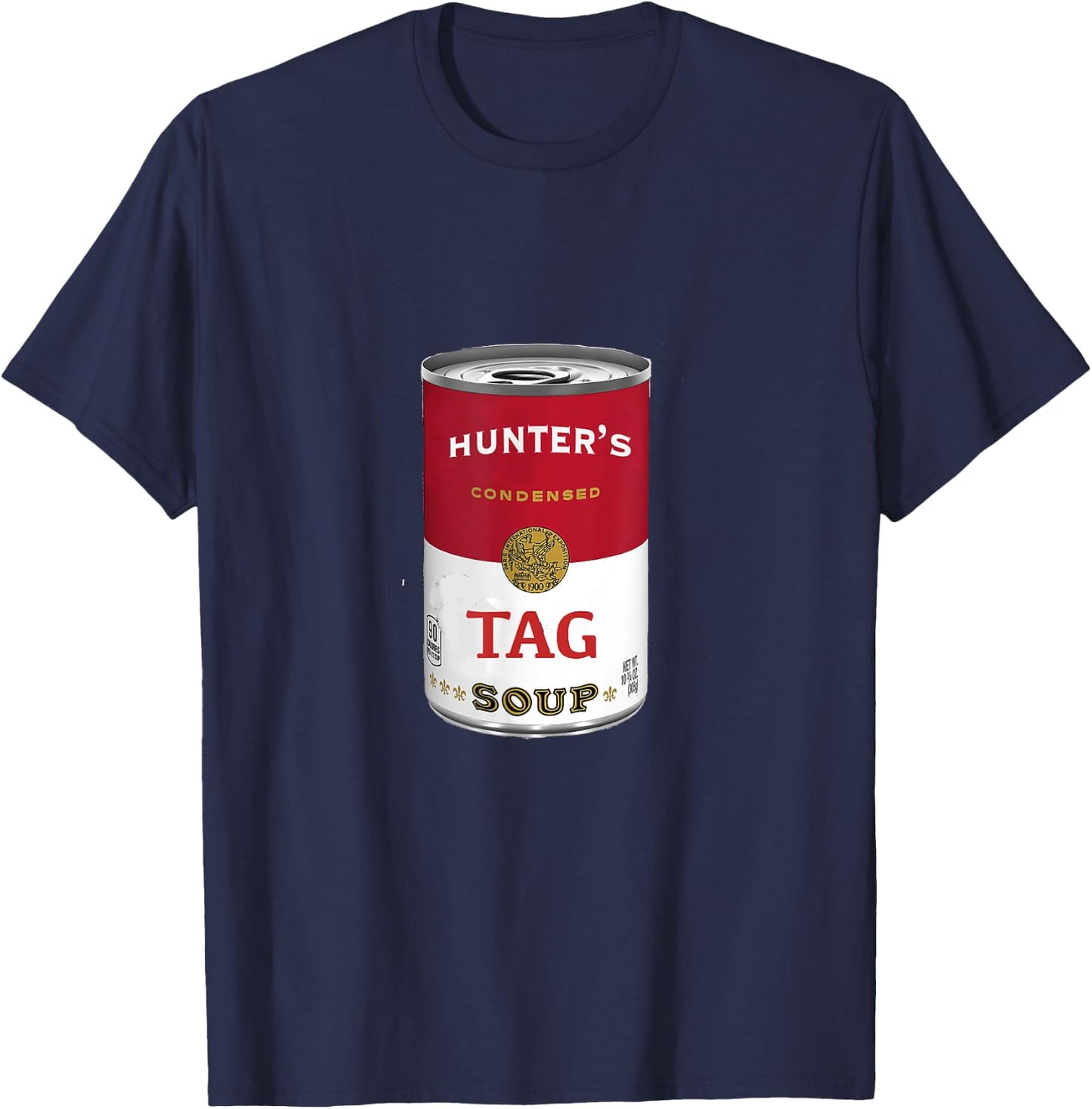 Funny Deer Hunting Tag Soup T-Shirt - T-Shirt | Navy