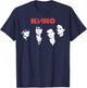 Wiktor Zoi Rock Musician Russia Cinema USSR T-Shirt - T-Shirt | Navy
