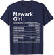 NEWARK GIRL NJ NEW JERSEY Funny City Home Roots USA Gift T-Shirt - T-Shirt | Navy
