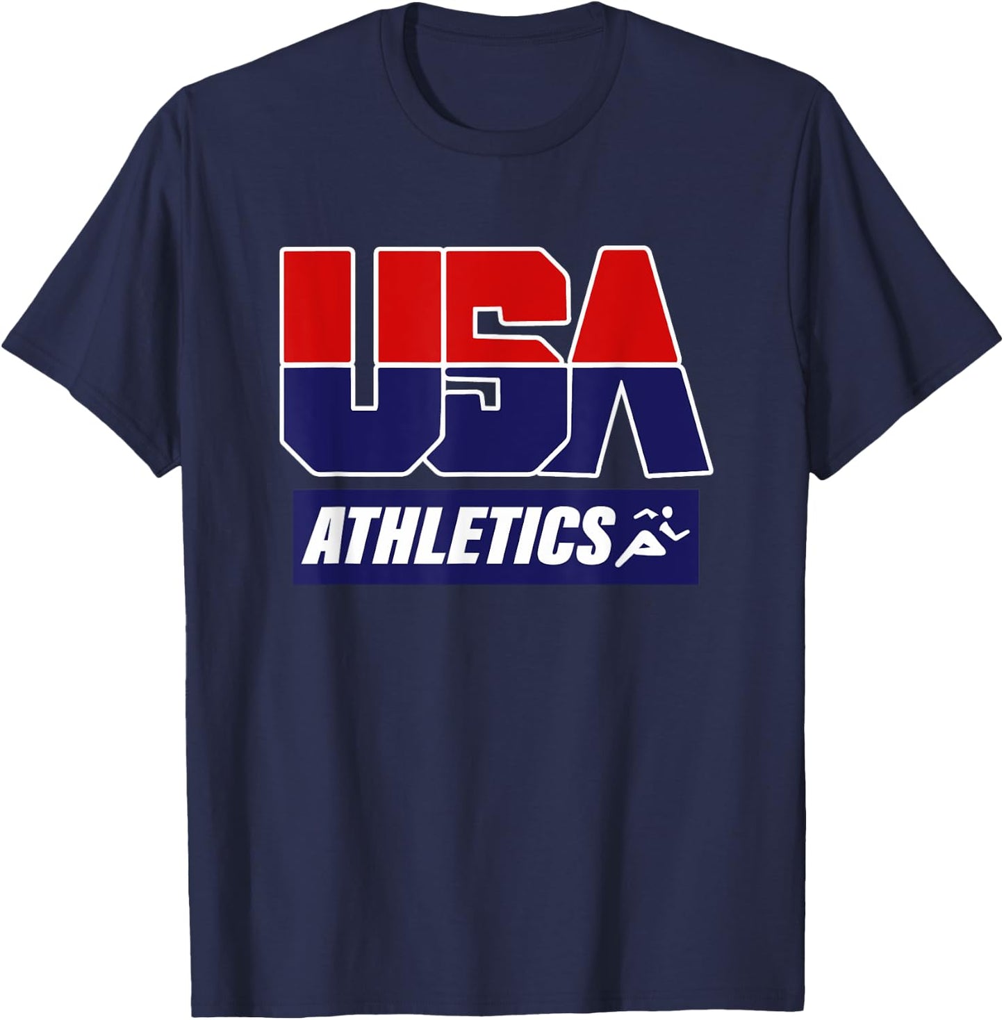 Athletics 2021, Track and Field, Running USA Team T-Shirt - T-Shirt | Navy