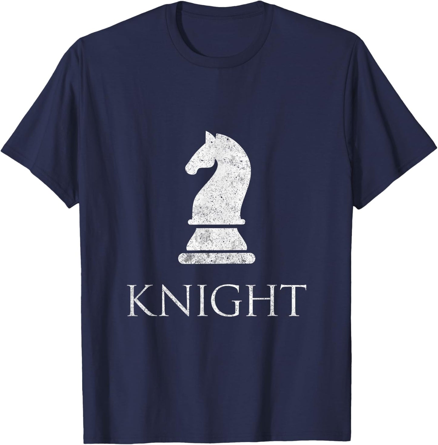 Knight Chess Piece Game Matching Simple Halloween Costume T-Shirt - T-Shirt | Navy