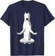 Yoga Dog Dogo Argentino Women T-Shirt - T-Shirt | Navy