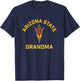 Arizona State University Sun Devils Arched Grandma T-Shirt - T-Shirt | Navy