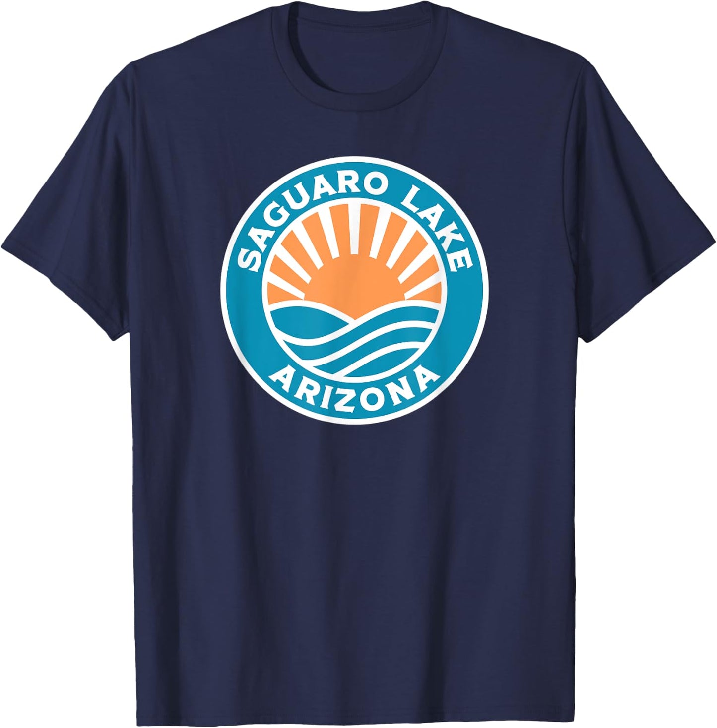 Saguaro Lake Arizona T-Shirt - T-Shirt | Navy