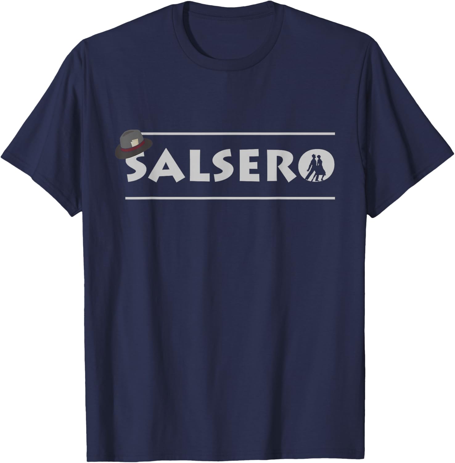 Salsero and Latin music is the best for Salsa dance T-Shirt - T-Shirt | Navy
