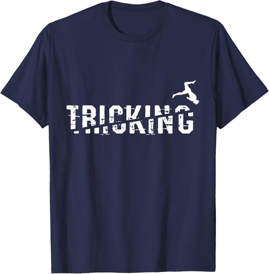 Tricking Gift - Marial Arts Tricking T-Shirt - T-Shirt | Navy