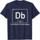 Defensive Back Football Shirt - Periodic Table T-Shirt - T-Shirt | Navy