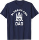 Alabama A&M University Bulldogs Arched Dad T-Shirt - T-Shirt | Navy