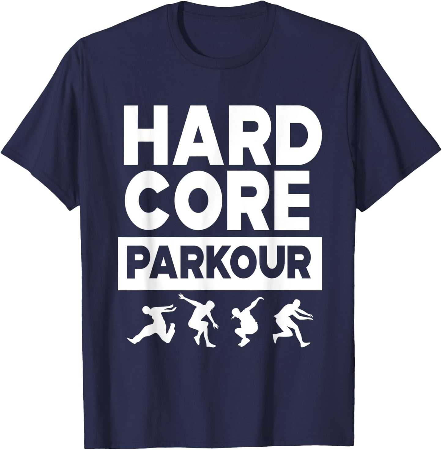 Hard Core Parkour For Boys T-Shirt - T-Shirt | Navy