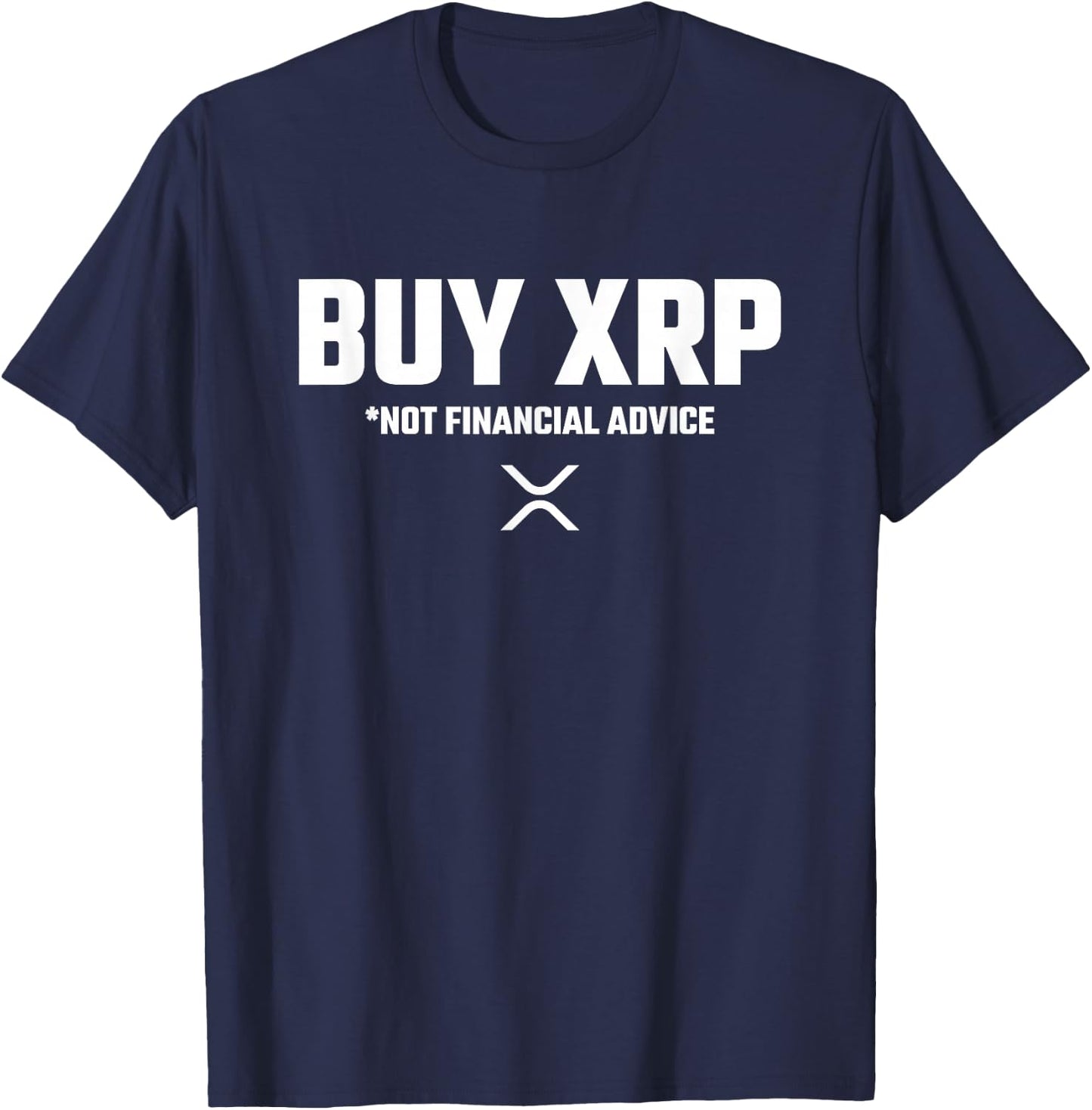 XRP Crypto - XRP Cryptocurrency - Buy XRP - XRP T-Shirt - T-Shirt | Navy