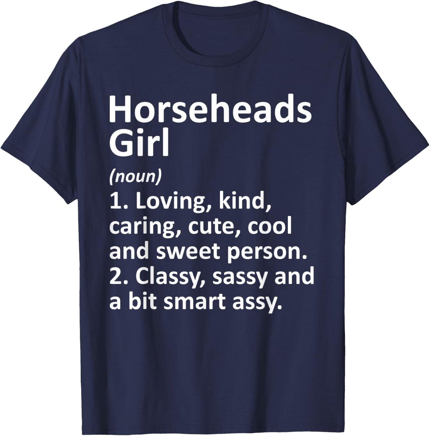 HORSEHEADS GIRL NY NEW YORK Funny City Home Roots Gift T-Shirt - T-Shirt | Navy