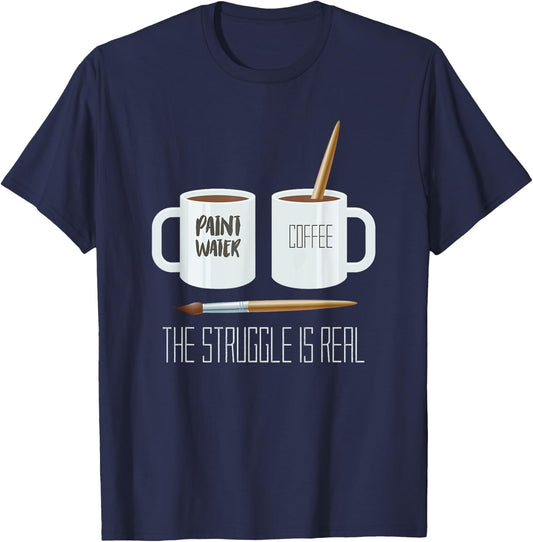 Funny Artist Problems Painter Gift Artist T-Shirt - T-Shirt | Navy
