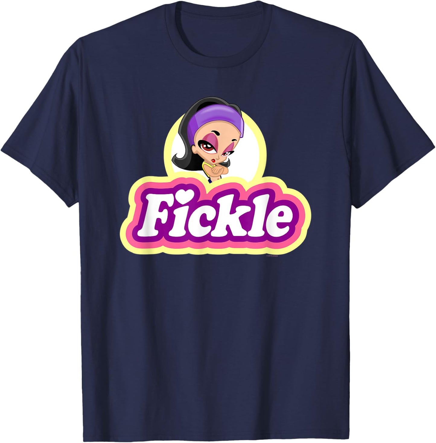 FICKLE Tough Girl T-Shirt - T-Shirt | Navy