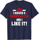 I Kissed A Firefighter And I Like It Wife Girlfriend Shirt T-Shirt - T-Shirt | Navy