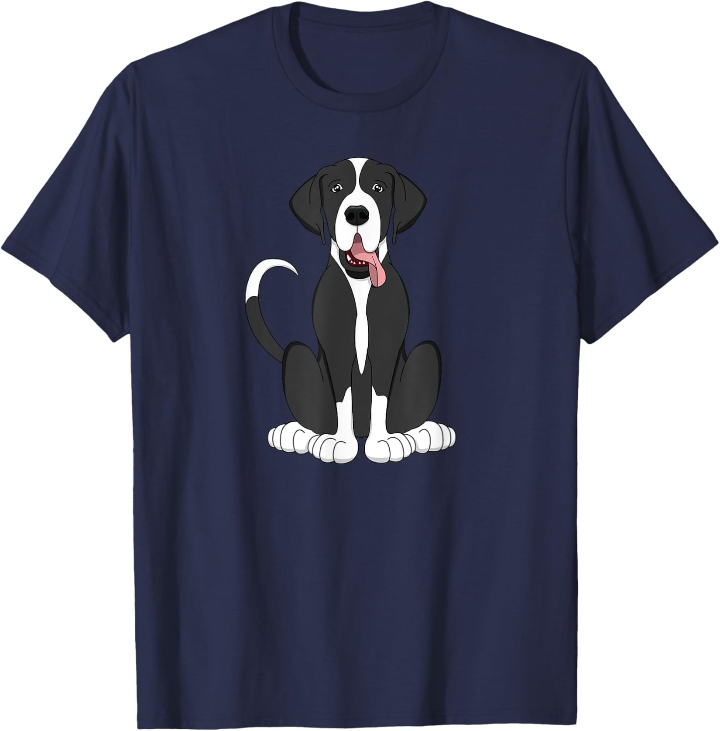 Mantle Great Dane Shirt Women Kids Dog Lover Gift T-Shirt - T-Shirt | Navy
