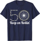 50th Birthday Present Cyclist Bicycle Rider T-Shirt - T-Shirt | Navy