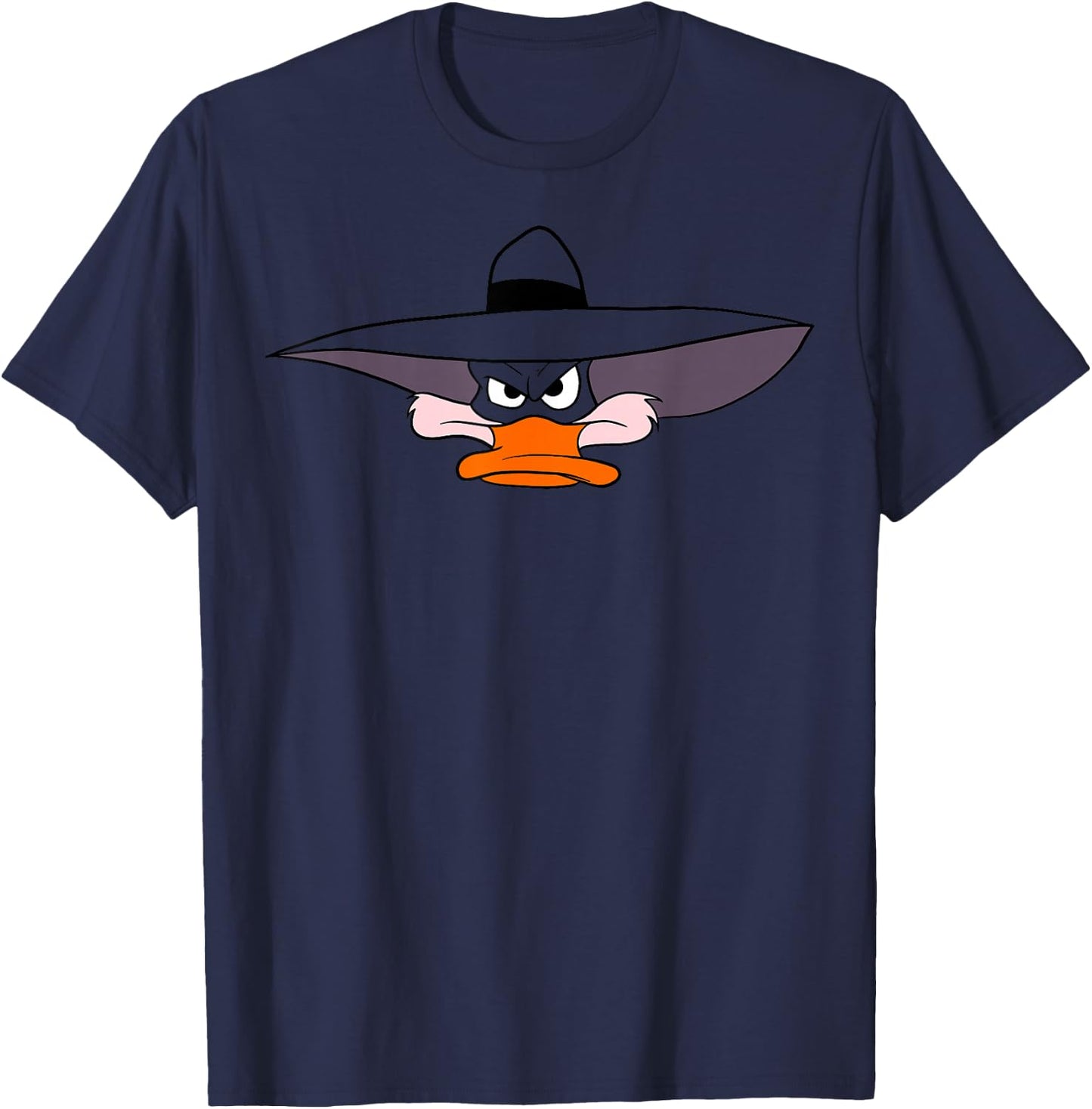 Disney Darkwing Duck Big Face T-Shirt - T-Shirt | Navy