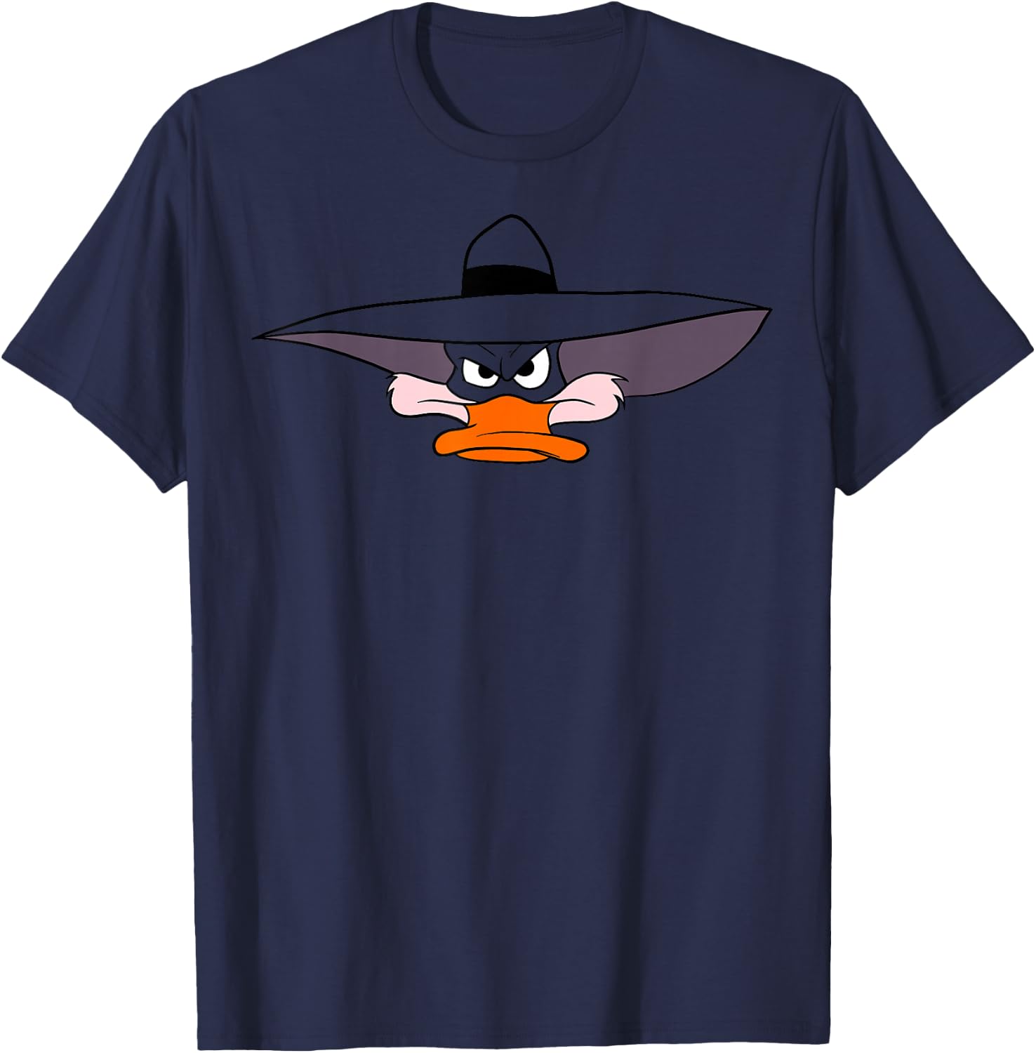 Disney Darkwing Duck Big Face T-Shirt - T-Shirt | Navy