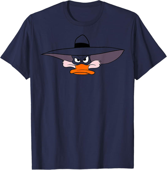 Disney Darkwing Duck Big Face T-Shirt - T-Shirt | Navy