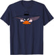 Disney Darkwing Duck Big Face T-Shirt - T-Shirt | Navy
