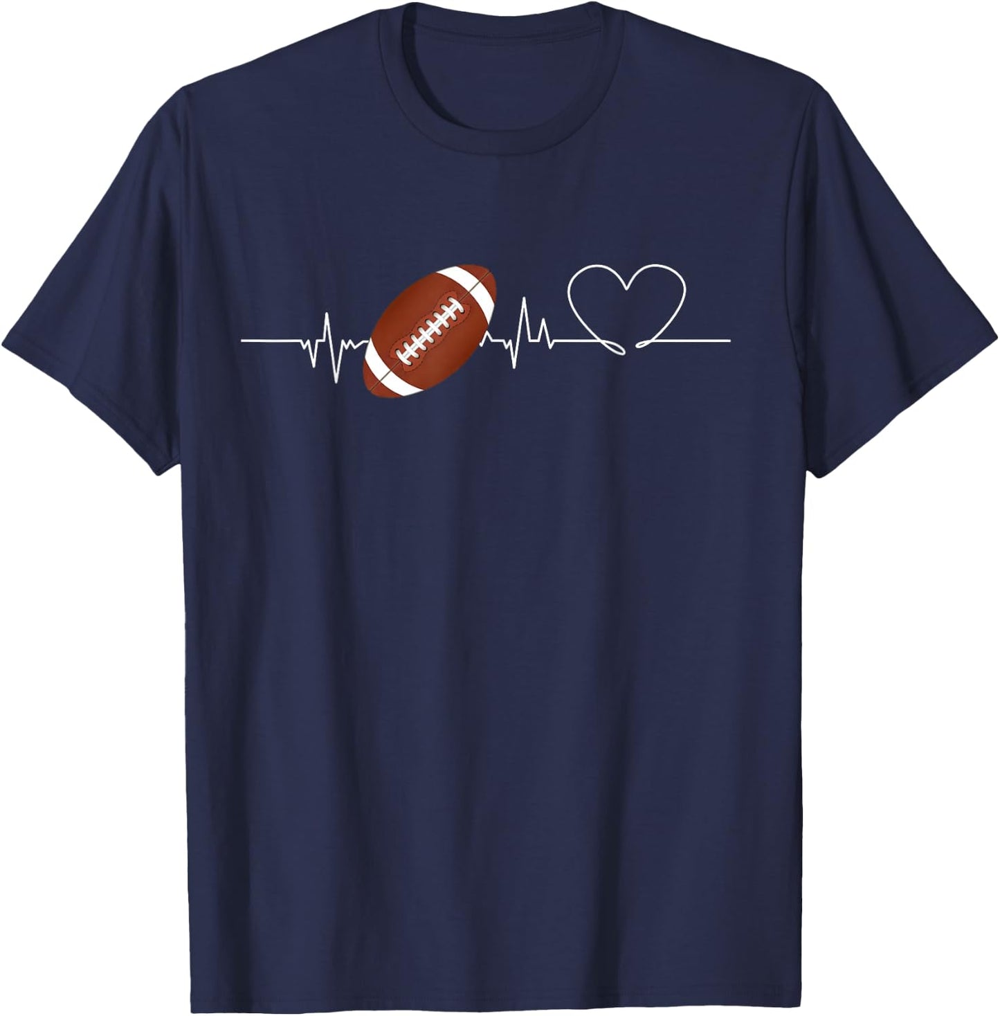 Love American football Shirt football Lovers for T-Shirt - T-Shirt | Navy