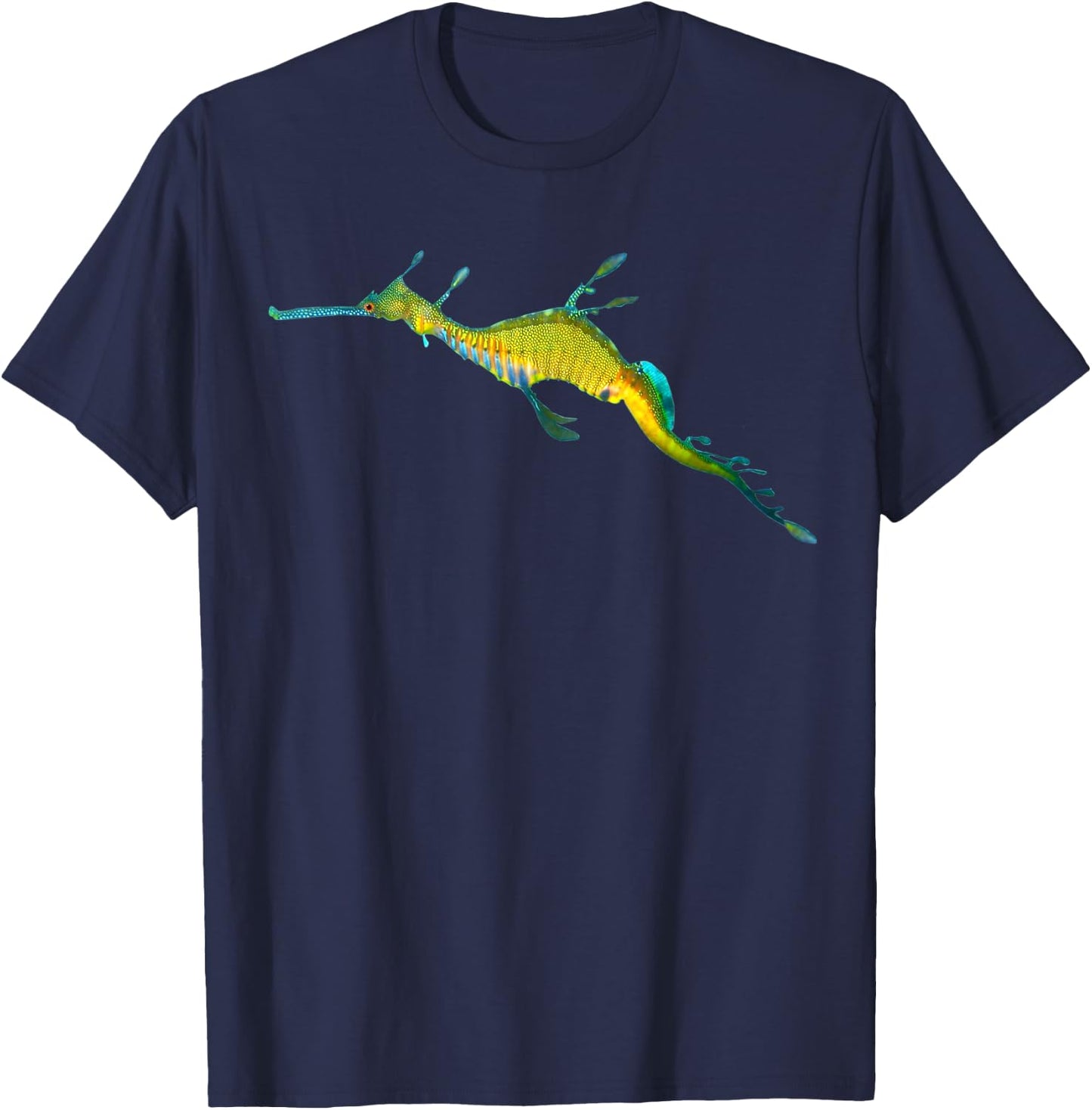 Weedy Seadragon Seahorse I love sea dragon T-Shirt - T-Shirt | Navy