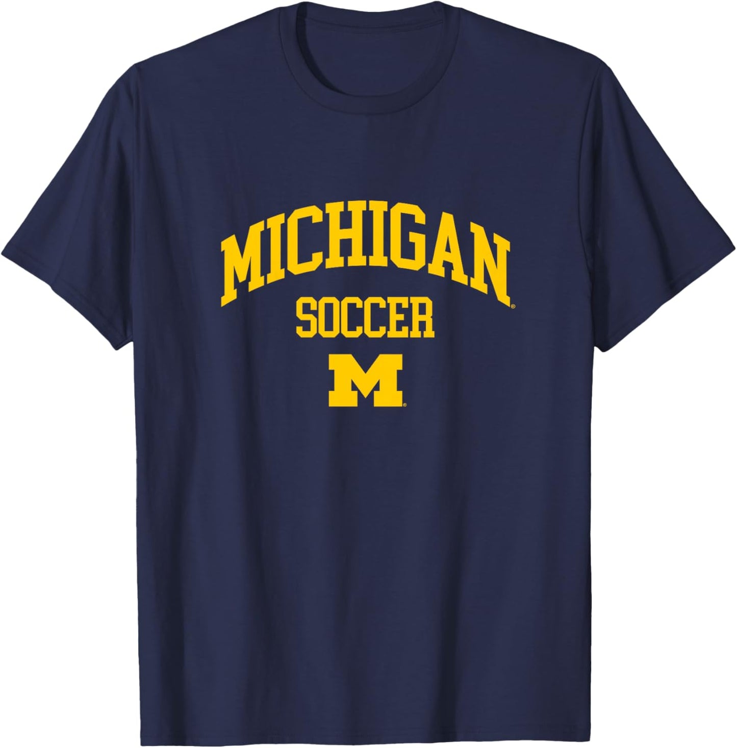 Kids University of Michigan Wolverines U of M Soccer T-Shirt - T-Shirt | Navy