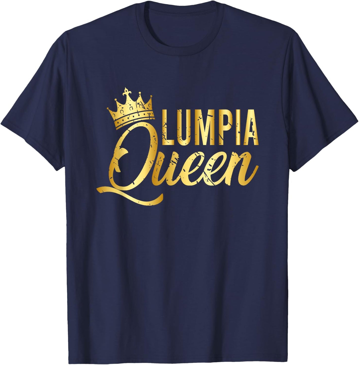 Lumpia Queen Manila Philippines T-Shirt - T-Shirt | Navy